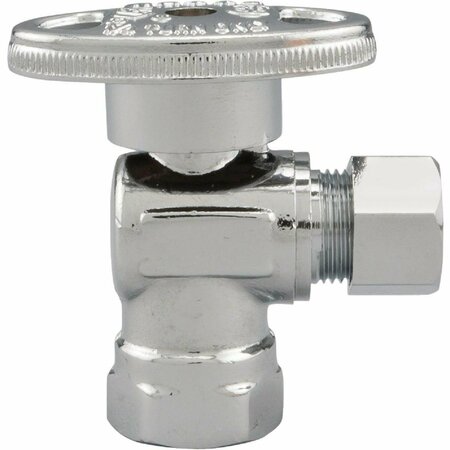 PROLINE 3/8 In. FIP x 3/8 In. C Quarter Turn Angle Valve 190-222HC